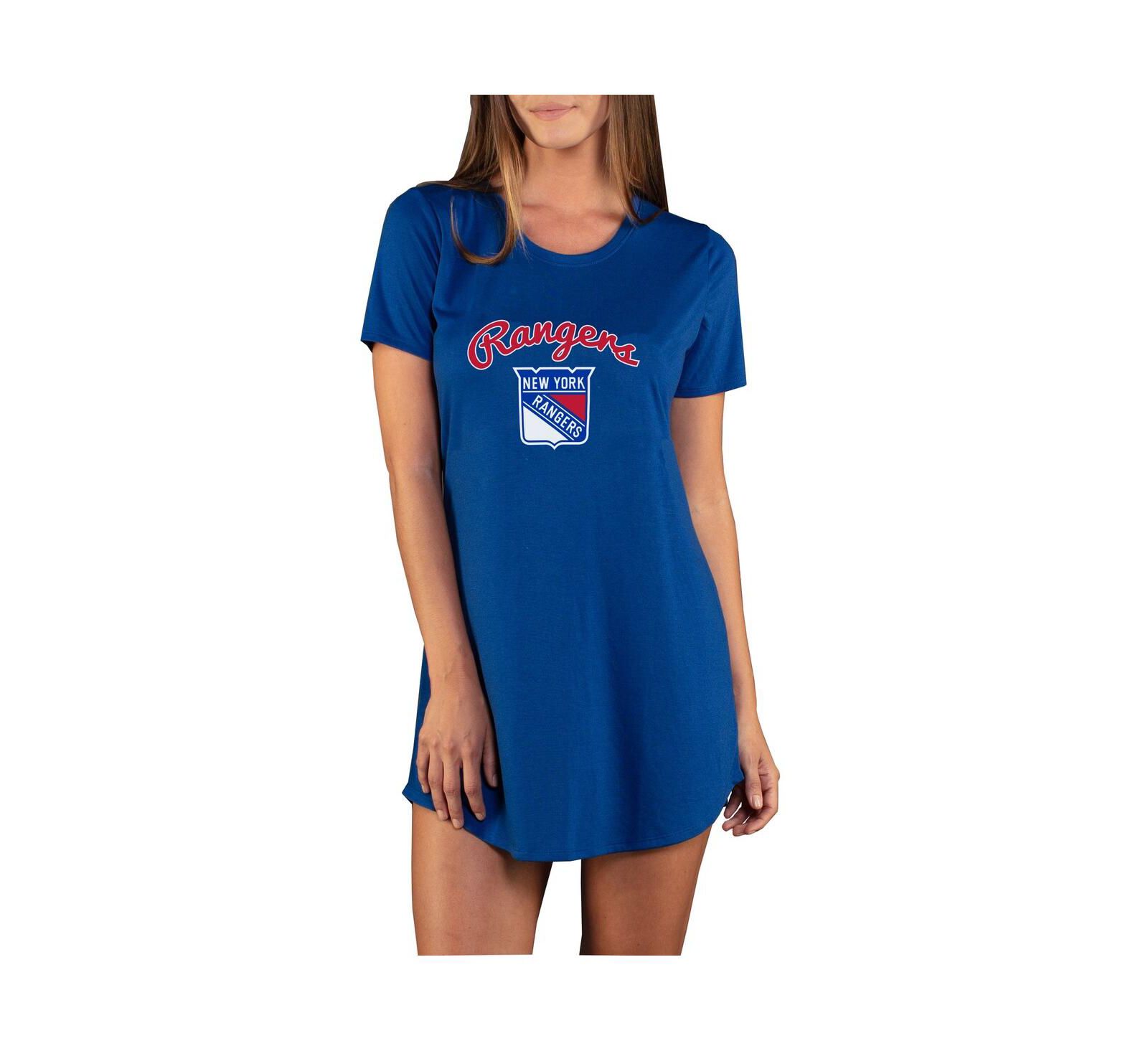 Concepts Sport Women's Royal New York Rangers Marathon Knit Nightshirt