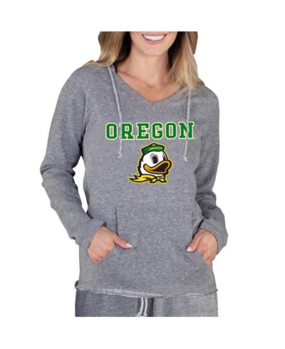 Женское худи Concepts Sport Gray Oregon Ducks из легкого махрового трикотажа