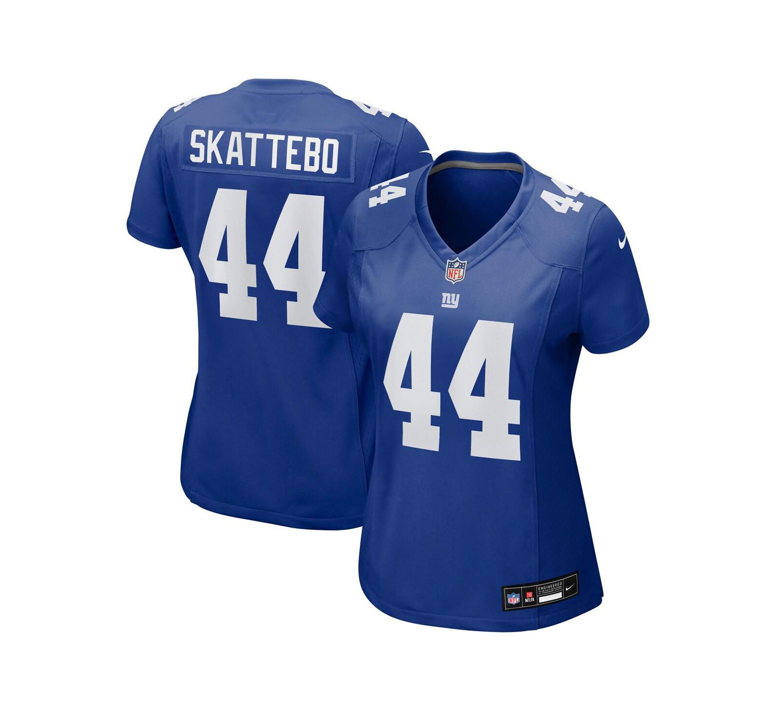 Женская джерси Nike Cam Skattebo Royal New York Giants Team Game Player Jersey