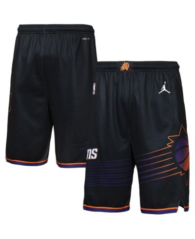 Детские шорты Jordan Big Boys and Girls Black Phoenix Suns Statement Edition Swingman Dri-FIT