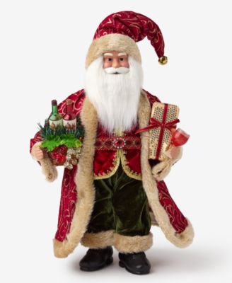 Стоящий Санта, несущий вино, Holiday Lane Heritage, эксклюзив Macy's
