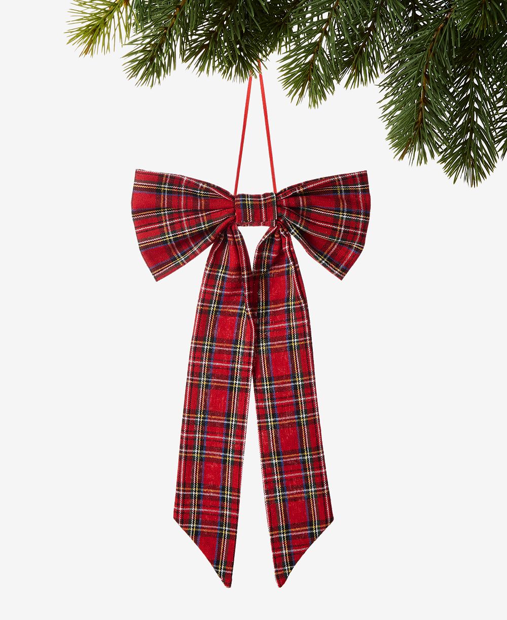 Текстильная елочная игрушка Holiday Lane в виде банта, эксклюзив Macy's