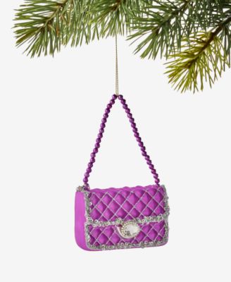 Украшение Holiday Lane Beauty Boom в виде стеклянной сумочки, эксклюзив Macy's