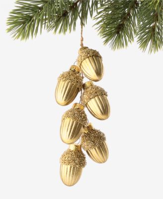 Украшение Holiday Lane Cozy Cabin Acorn Cluster Ornament, эксклюзив Macy's