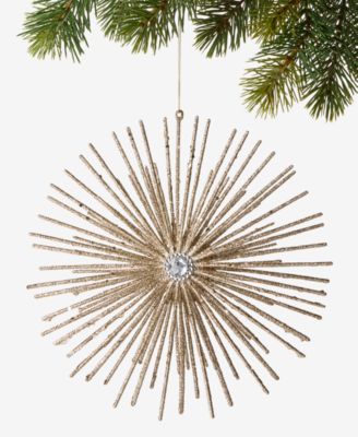 Holiday Lane елочная игрушка Gilded Glamour Plastic Starburst Ornament, эксклюзив Macy's