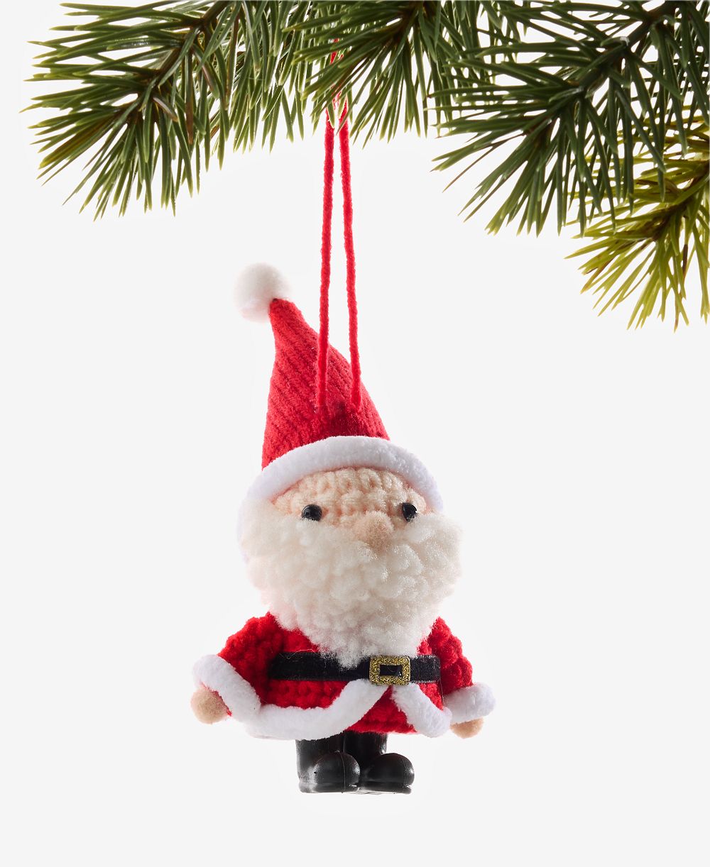 Holiday Lane эксклюзивный для Macy's орнамент в виде вязаного Санты Christmas Cheer Nit