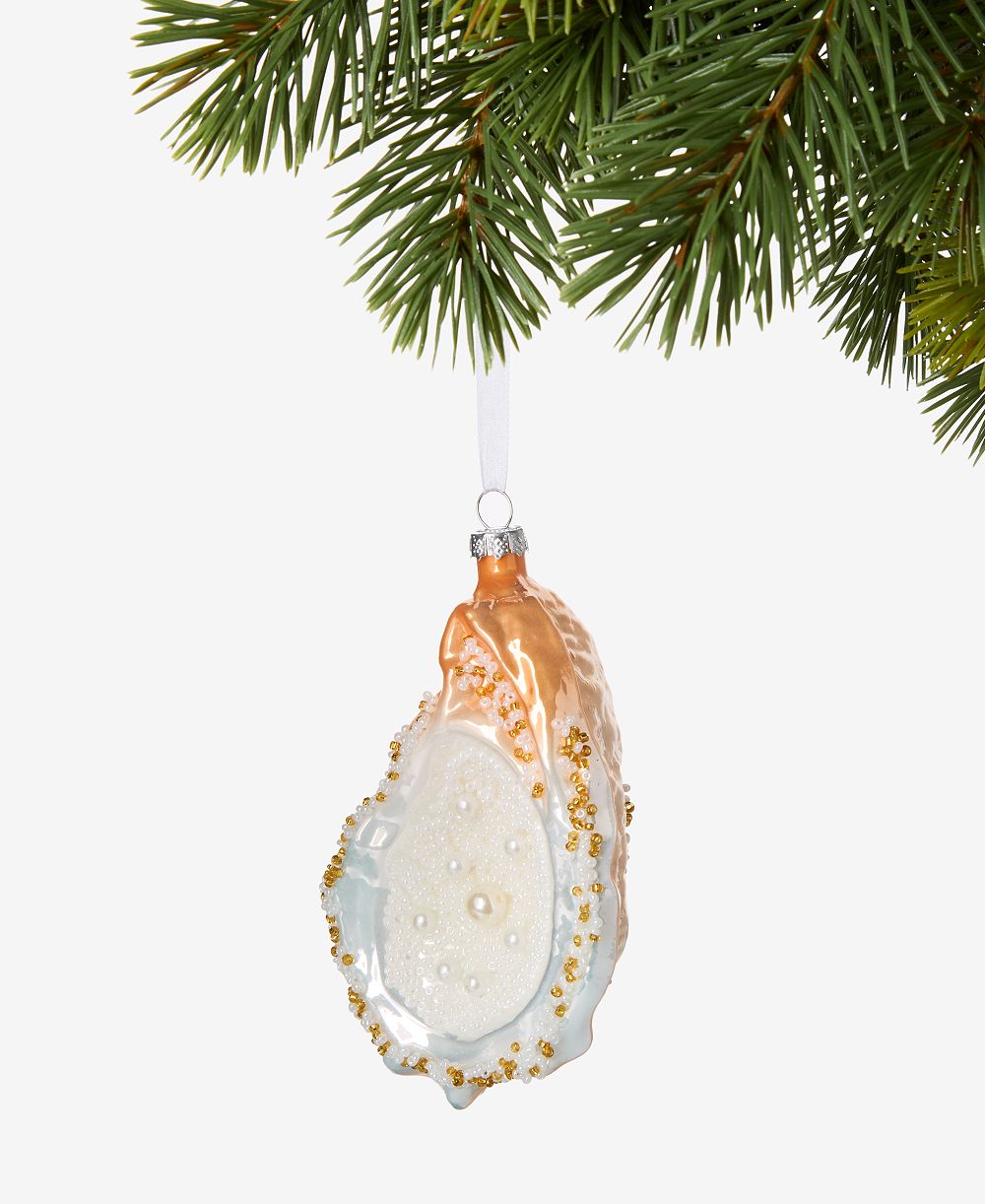 Holiday Lane Орнамент из стеклянной морской раковины, эксклюзив Macy's