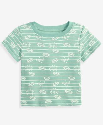 First Impressions Baby Boys' 3M-24M Mix & Match Short-Sleeve Football Play Cotton T-Shirt, Macy's Exclusive