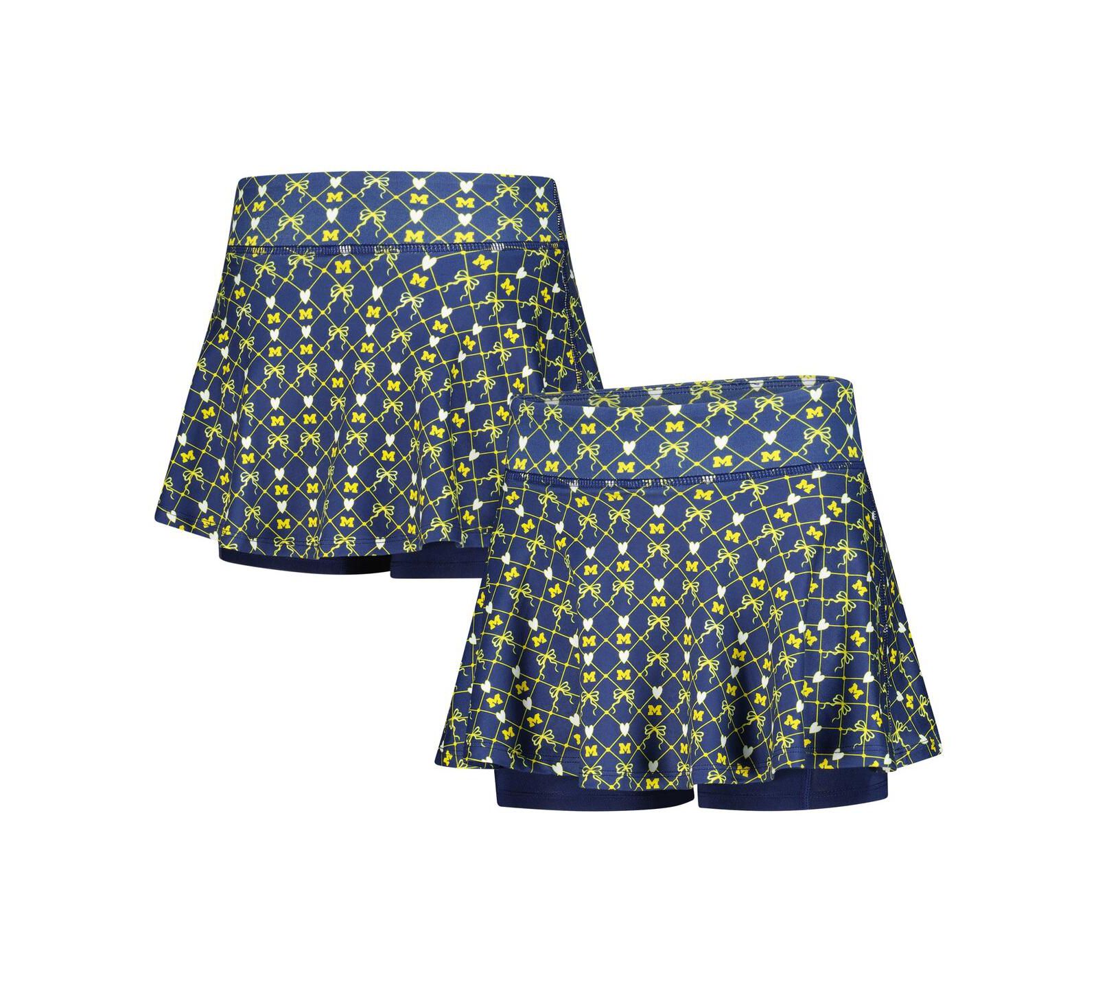 ZooZatz Юбка-шорты Skort для девочек Michigan Wolverines с принтом