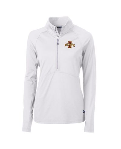 Женская полуziп-куртка Cutter & Buck Iowa State Cyclones Adapt Eco Knit