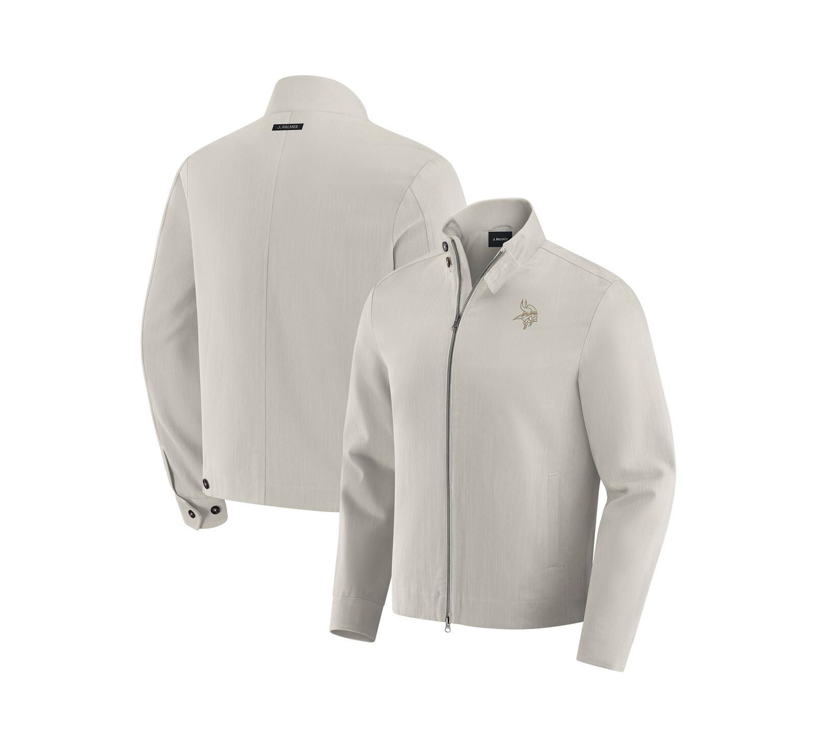 J. Palmer Men's Gray Minnesota Vikings Air Raid Full-Zip Jacket
