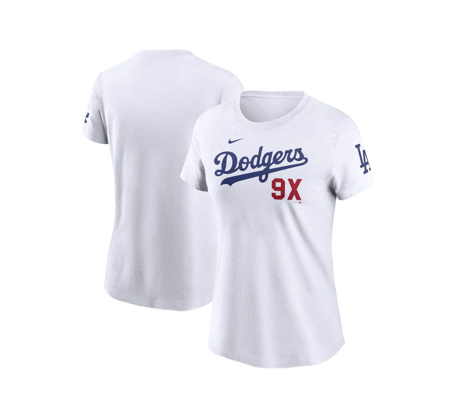 Женская футболка Nike White Los Angeles Dodgers