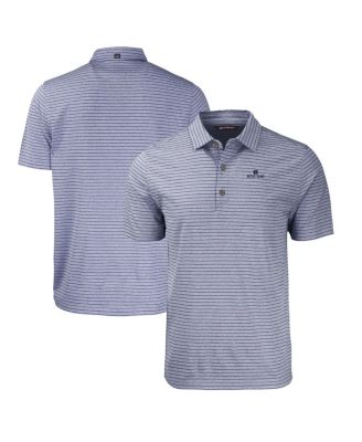 Поло Cutter & Buck с полоской, Heather Navy, Мужской