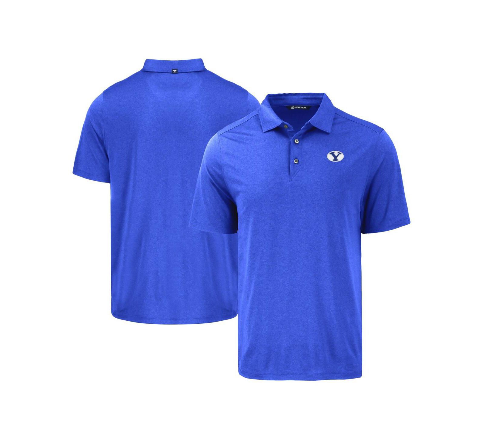 Cutter & Buck Men's Royal BYU Cougars Coastline Epic Comfort Eco Polo Shirt