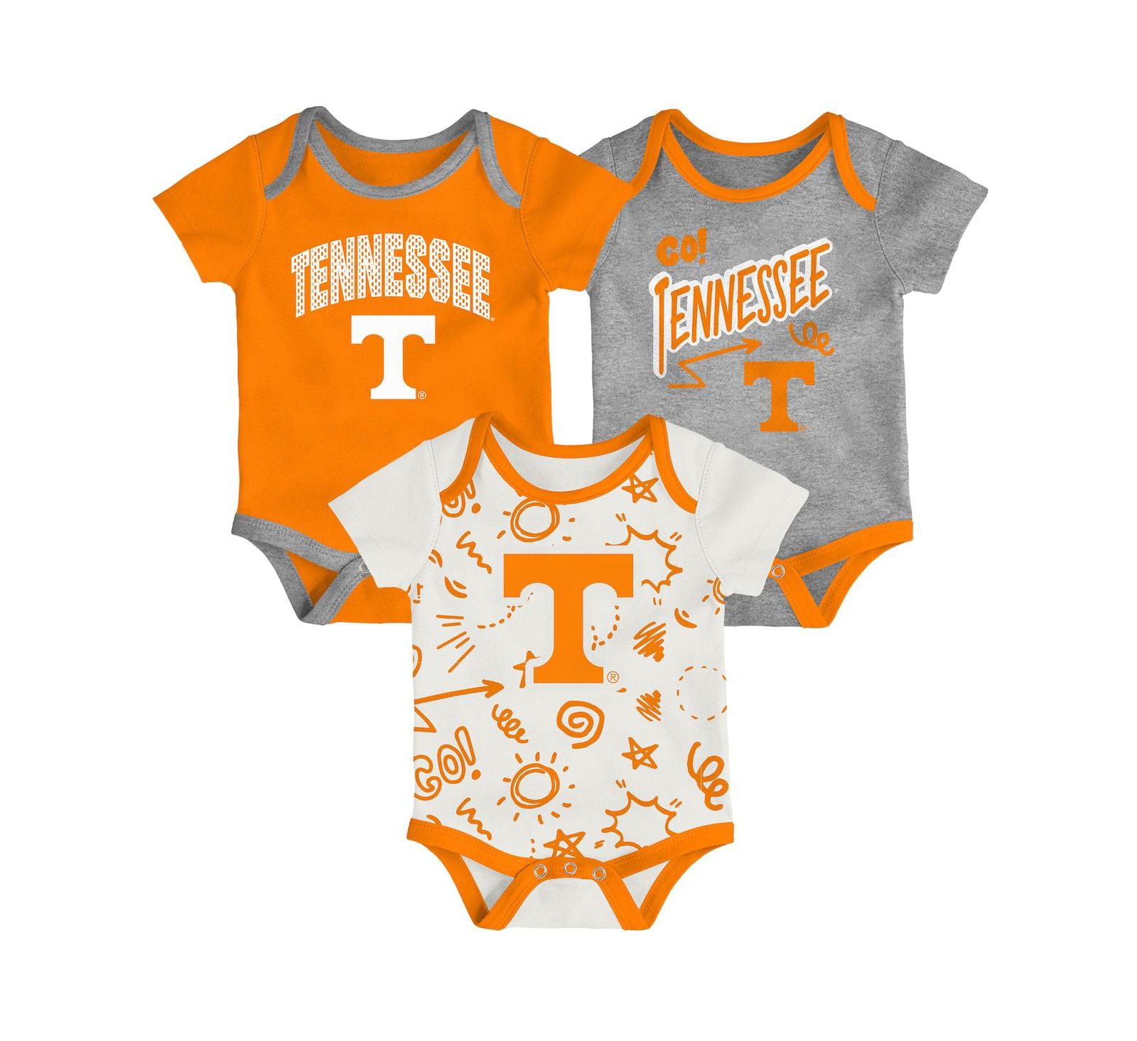 Outerstuff Детский боди 3-в-1 Tennessee Volunteers для мальчиков и девочек