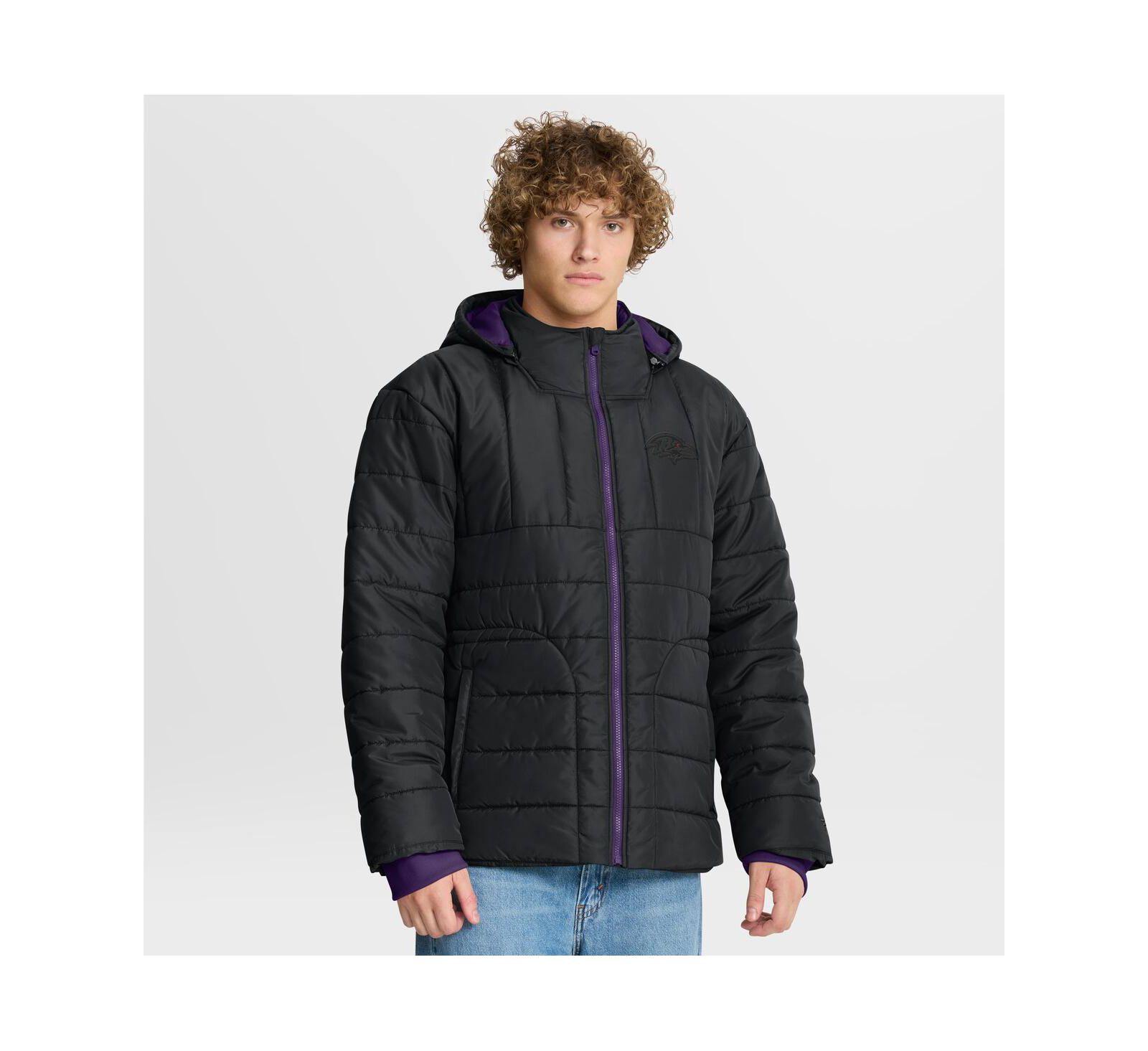 Fanatics Men's Black Baltimore Ravens Full-Zip Hooded Jacket
