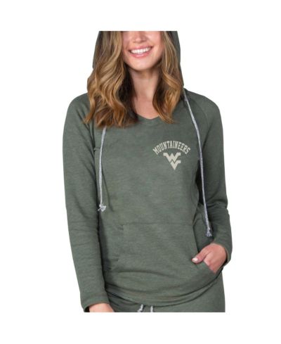 Женский худи Concepts Sport West Virginia Mountaineers French Terry V-Neck