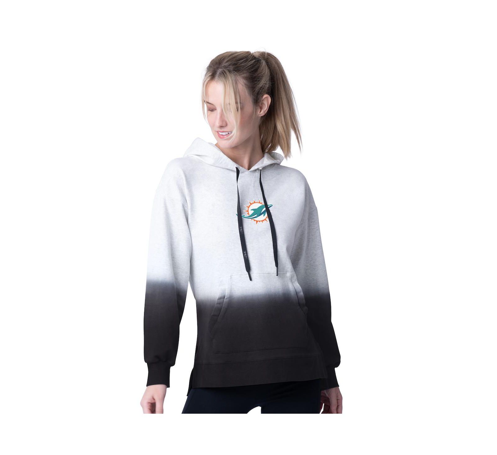 Худи Msx By Michael Strahan Women's Miami Dolphins Daniela Pullover Black