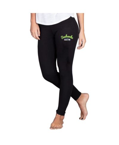 Женские легкие легинсы Concepts Sport Seattle Seahawks Black Fraction Lounge