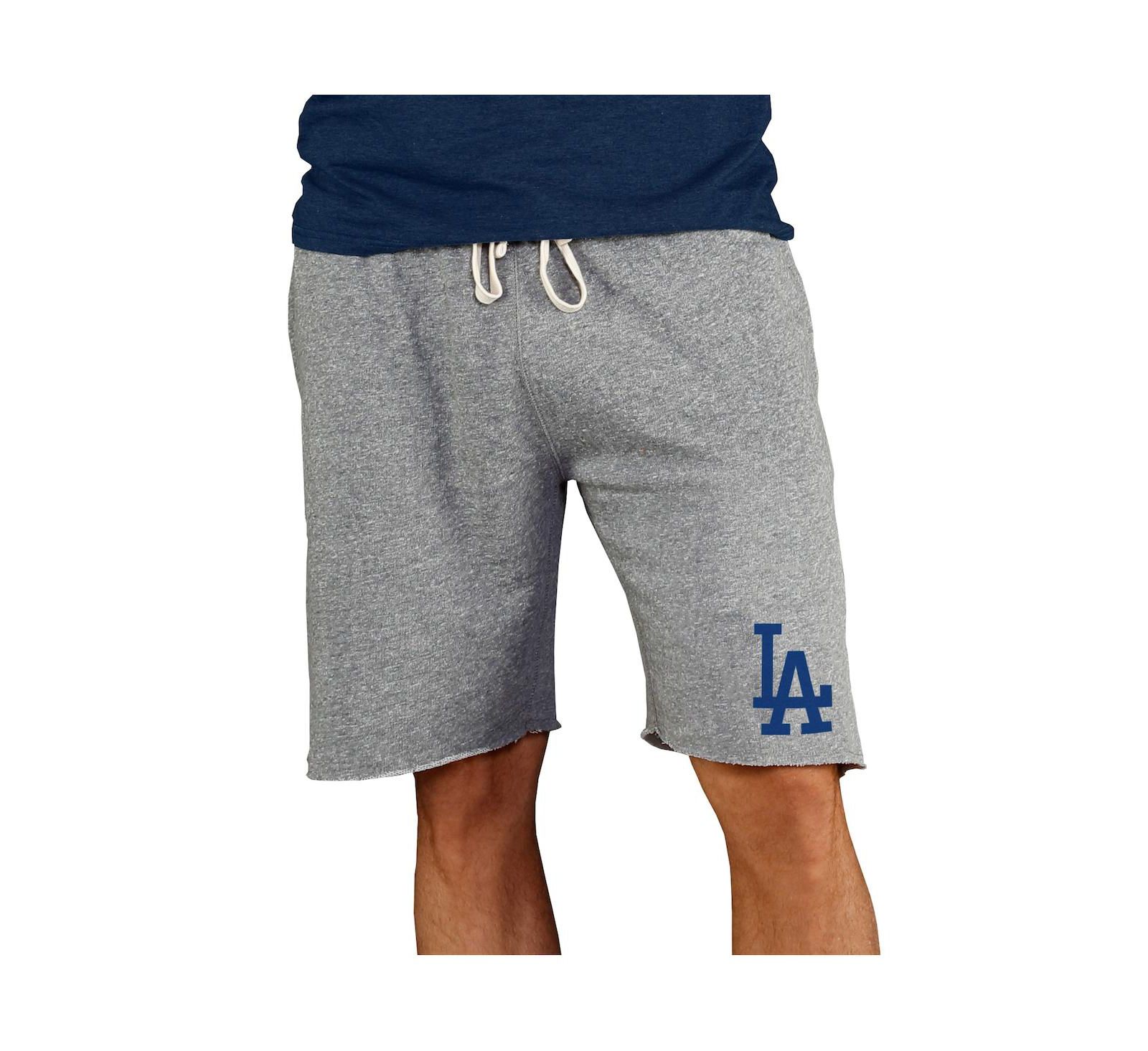 Concepts Sport Men's Gray Los Angeles Dodgers Mainstream Terry Shorts
