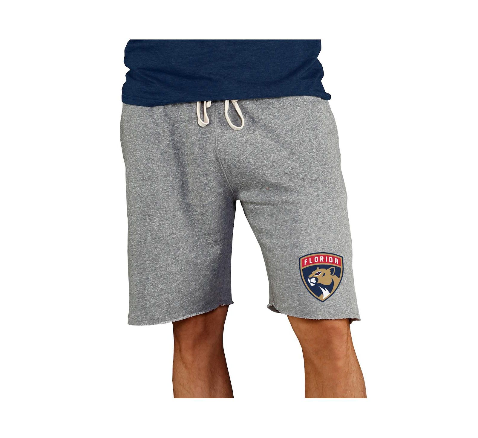 Concepts Sport Men's Gray Florida Panthers Mainstream Terry Shorts