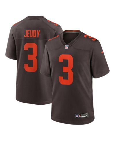 Nike Мужская игровая джерси Jerry Jeudy Brown Cleveland Browns Alpha Dawg