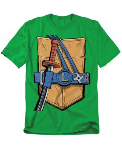 Teenage Mutant Ninja Turtles Men's Mayhem Leonardo Shell T-Shirt