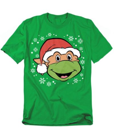 Мужская футболка Teenage Mutant Ninja Turtles Michaelangelo Christmas Hat
