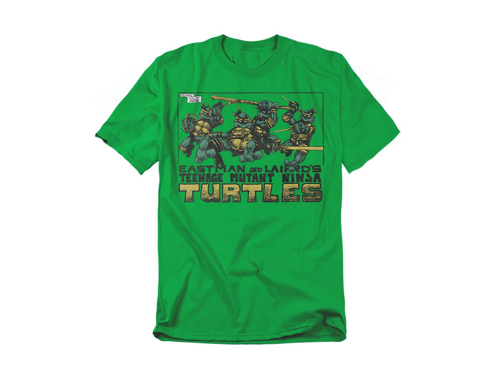 Мужская футболка Teenage Mutant Ninja Turtles с логотипом Leaping Over