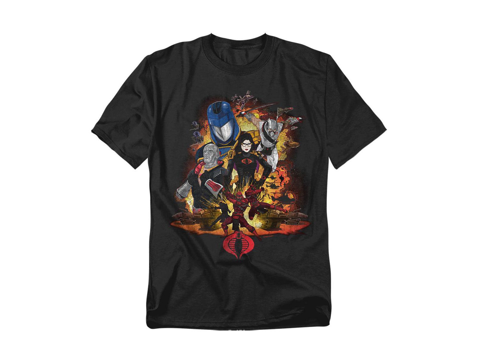 Hasbro+ Men's + G.I. Joe Cobra Enemy Group T-Shirt