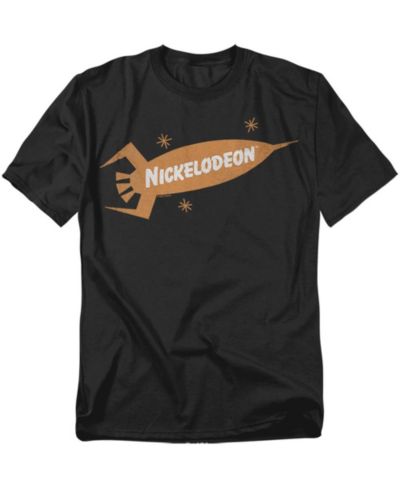 Logovision Men's Nickelodeon Brand Nick Retro Rocket Logo T-Shirt