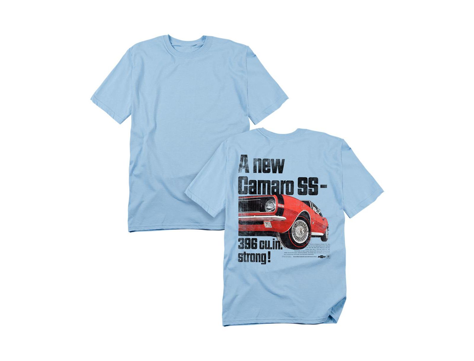 Corvette Men's Chevrolet Camaro Ss Back T-Shirt