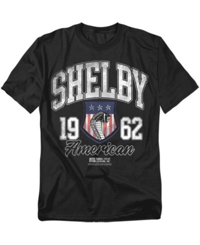 Mustang Men's Shelby Snake American Shield T-Shirt
