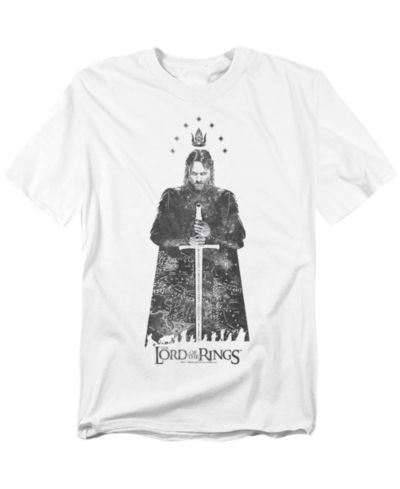 Lord Of The Rings Men's Aragorn Map Fellowship T-Shirt