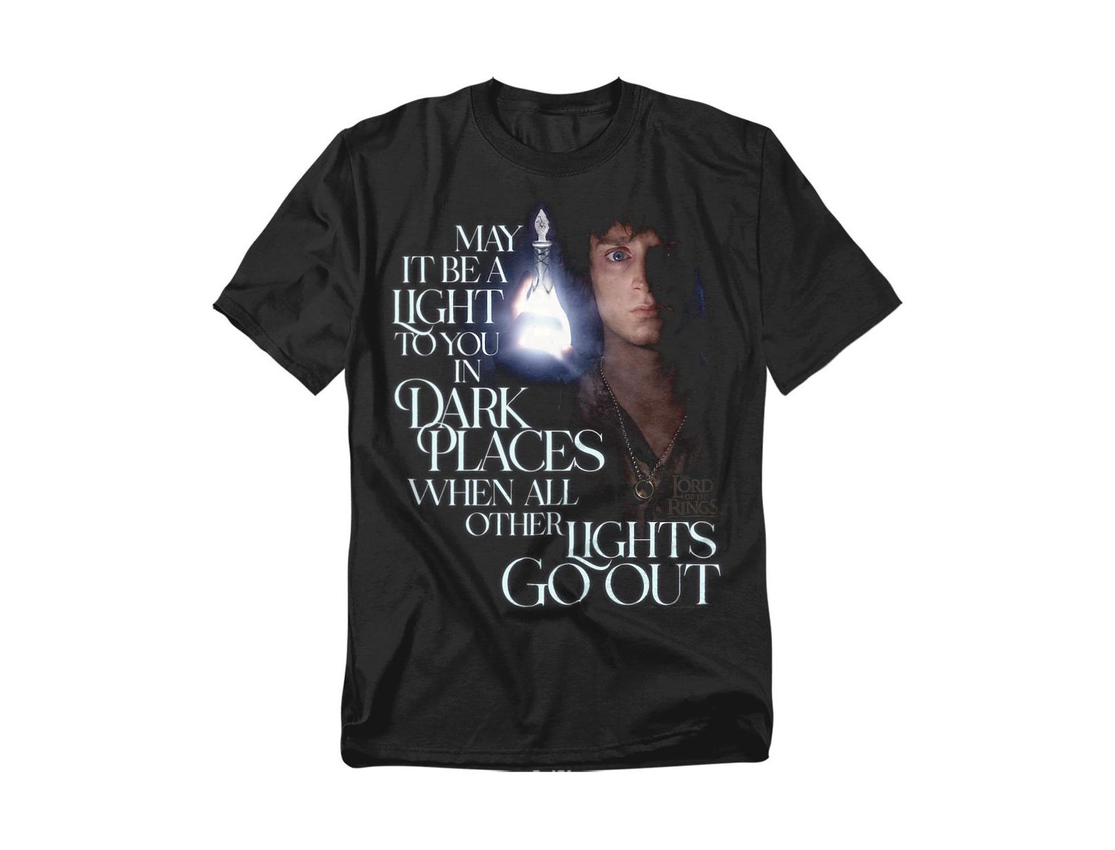 Lord Of The Rings Men's Frodo Light In The Dark T-Shirt