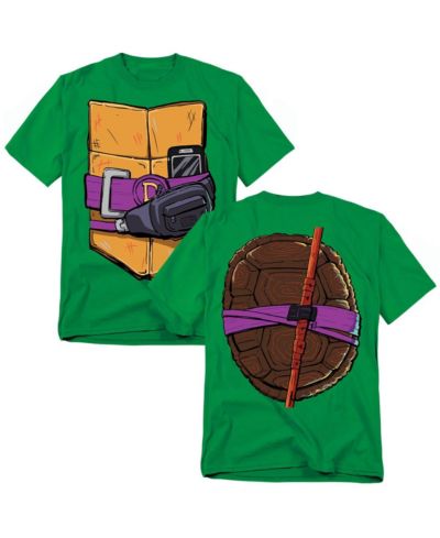 Teenage Mutant Ninja Turtles Мужская футболка Mayhem Donatello Shell Front Back