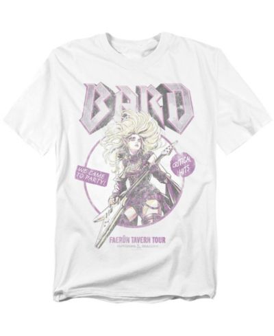 Мужская футболка D&D Big & Tall Dungeons And Dragons Bard Glam Rock Tour