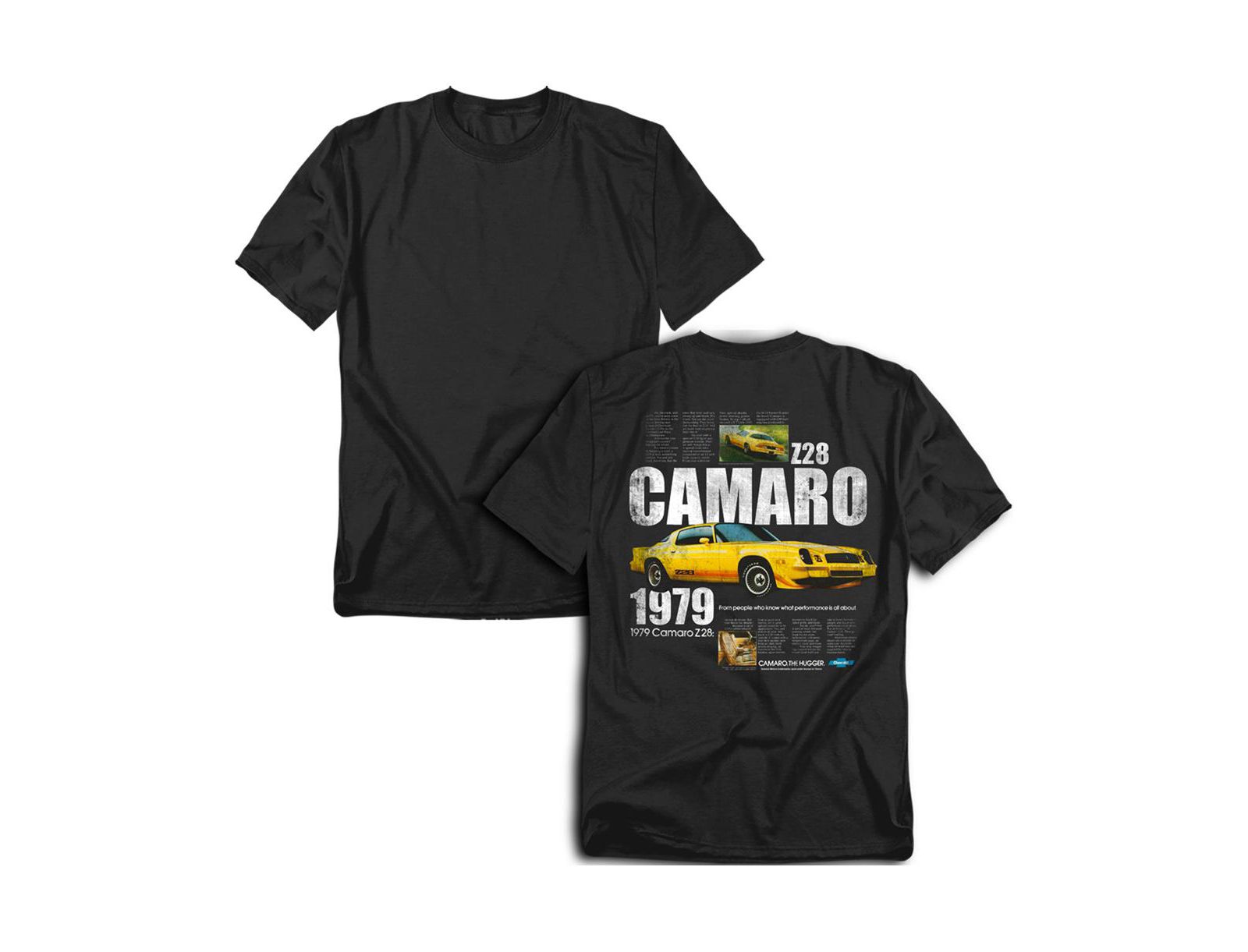 Corvette Men's Chevrolet Camaro Z28 Back T-Shirt