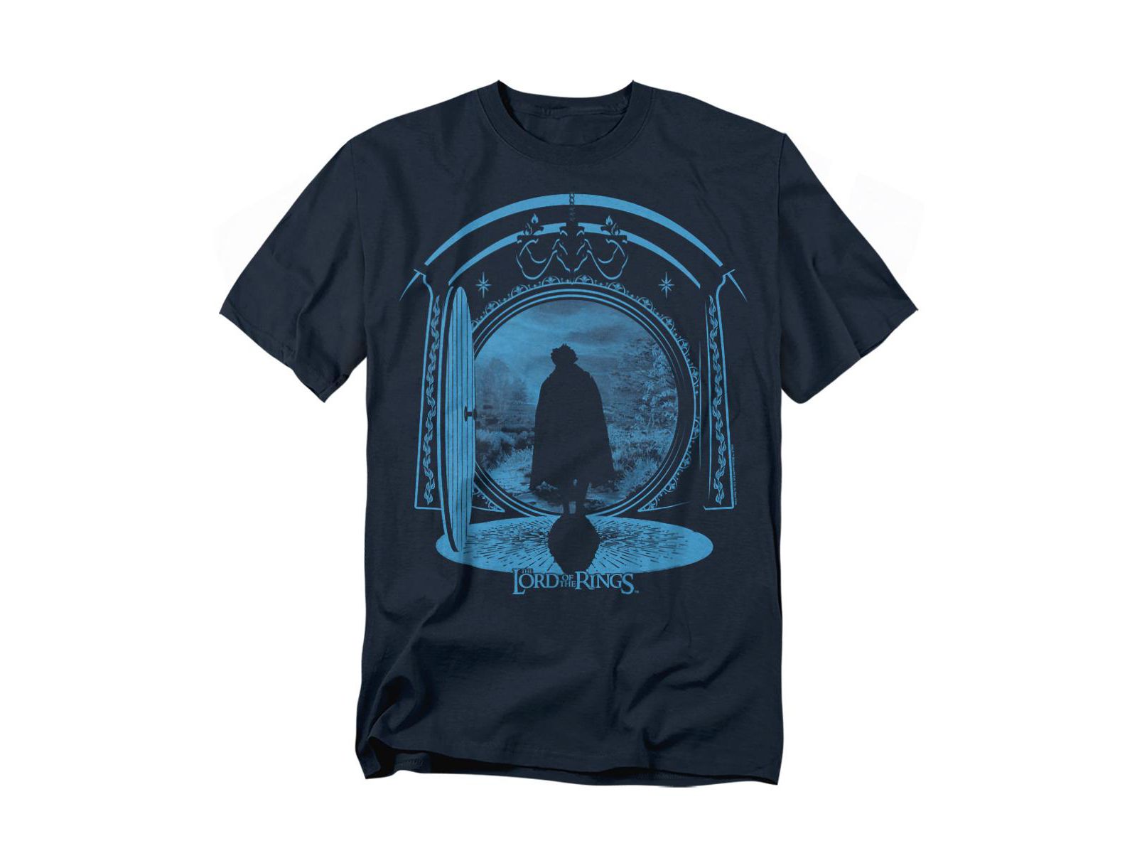 Lord Of The Rings Men's Frodo Shire Door T-Shirt