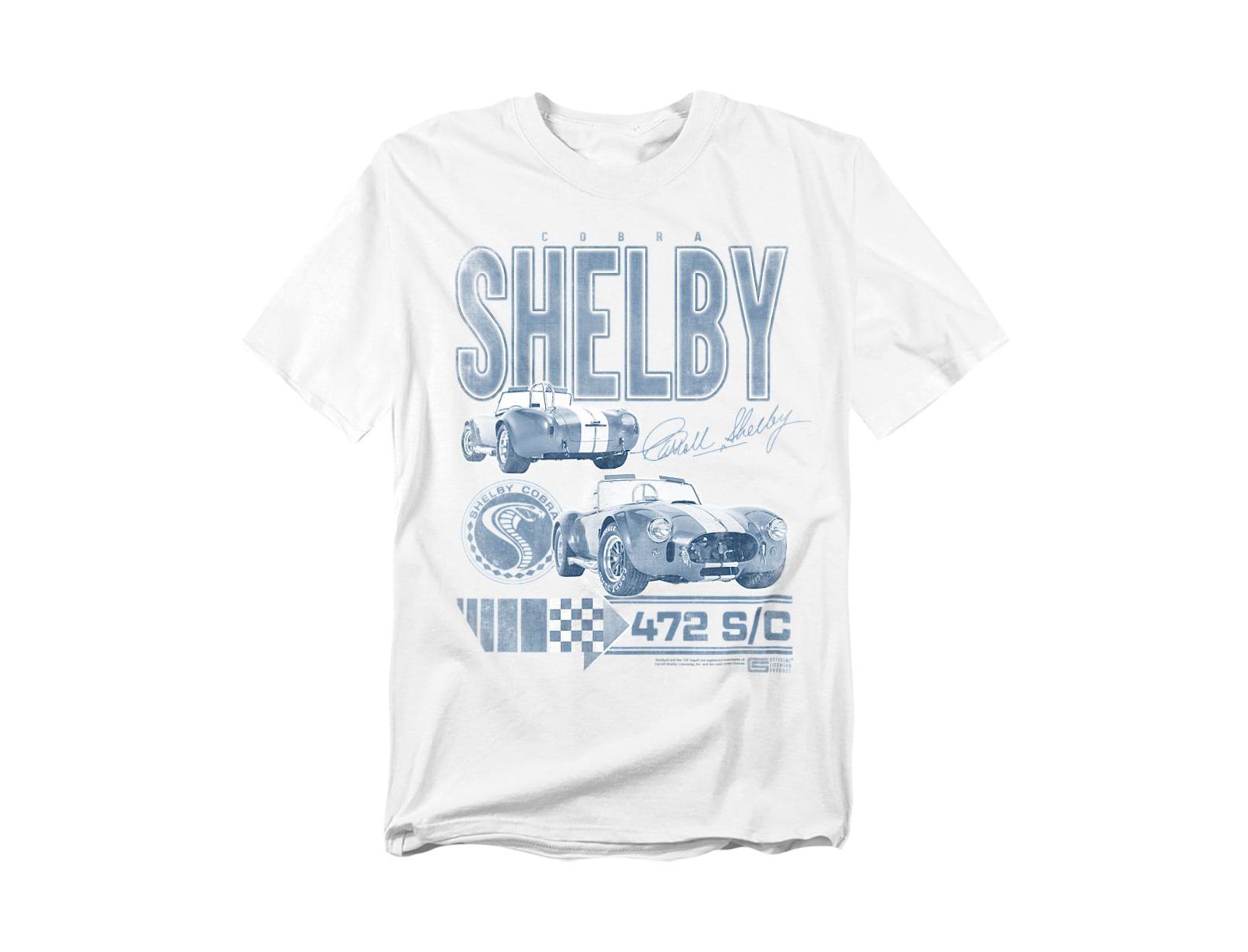 Mustang Big & Tall Shelby Cobra Shelby Mono AD T-Shirt