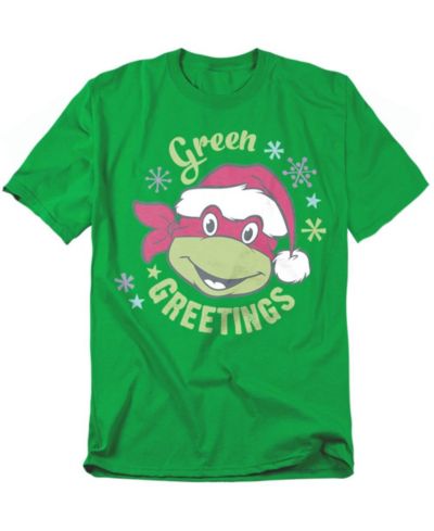 Teenage Mutant Ninja Turtles Men's Greetings For Christmas T-Shirt