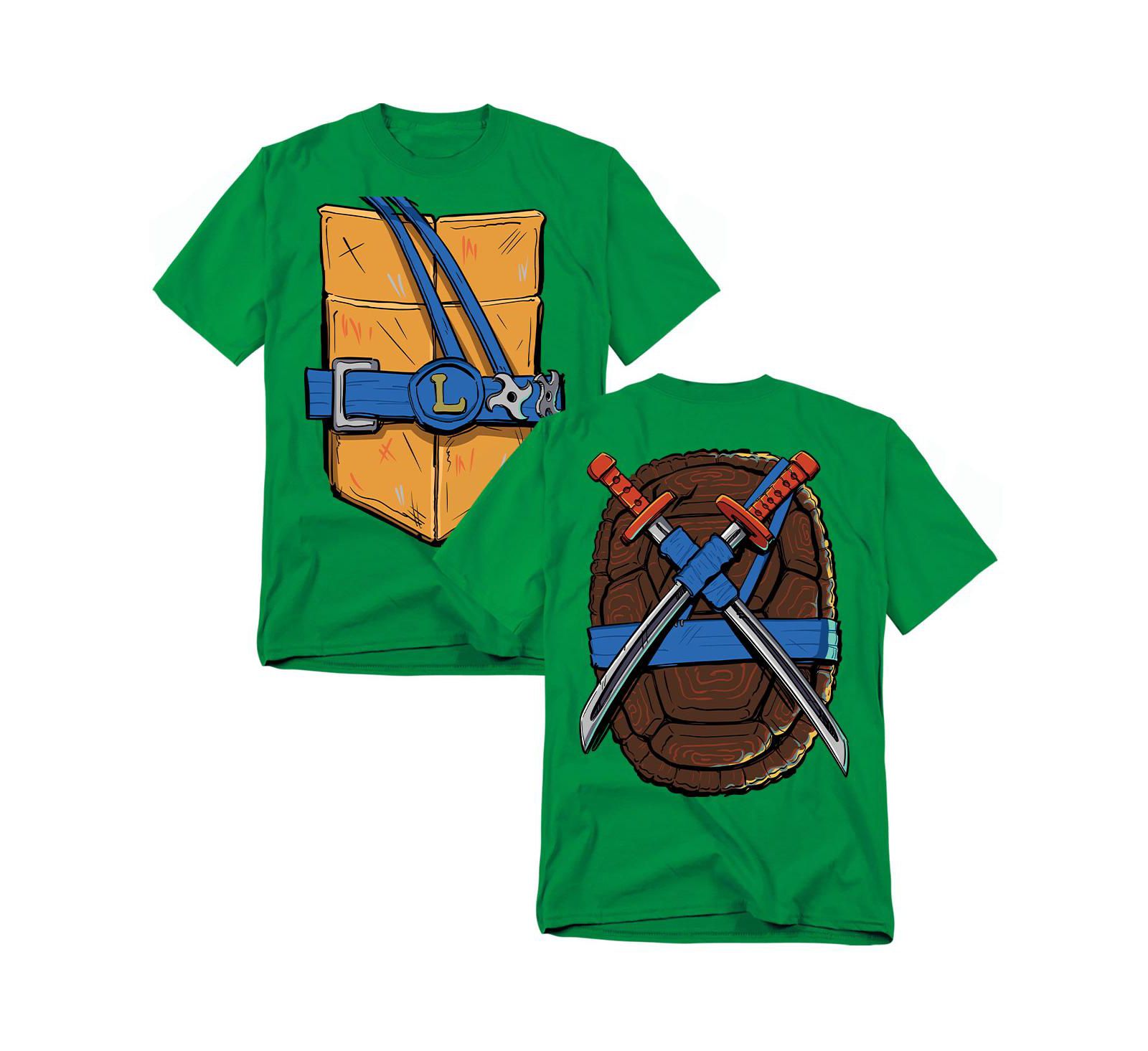 Teenage Mutant Ninja Turtles Футболка Leonardo Shell Front