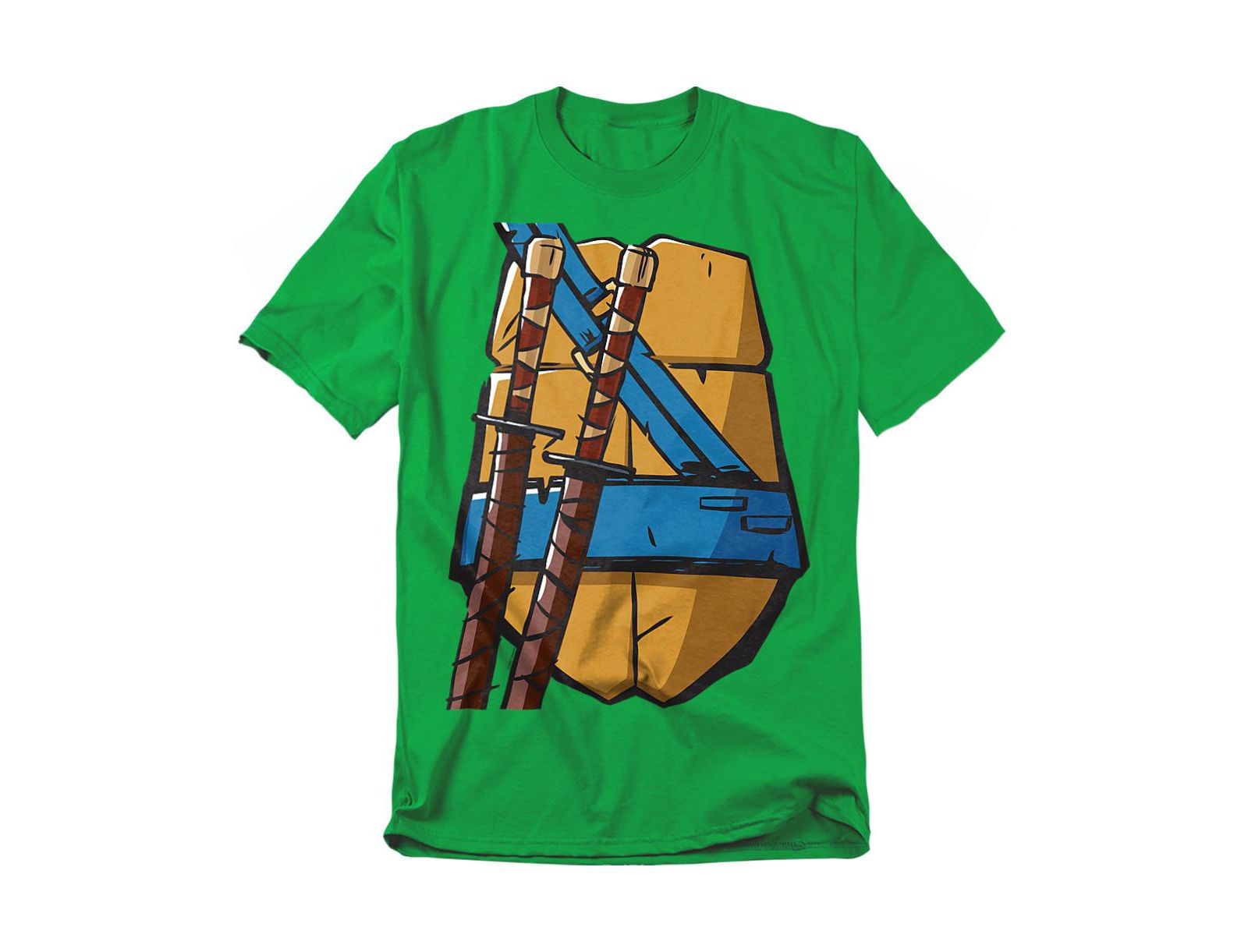 Teenage Mutant Ninja Turtles Men's 2012 Leonardo Shell T-Shirt