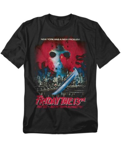 Винтажная футболка Friday The 13th Big & Tall Part Viii Jason Takes Manhattan