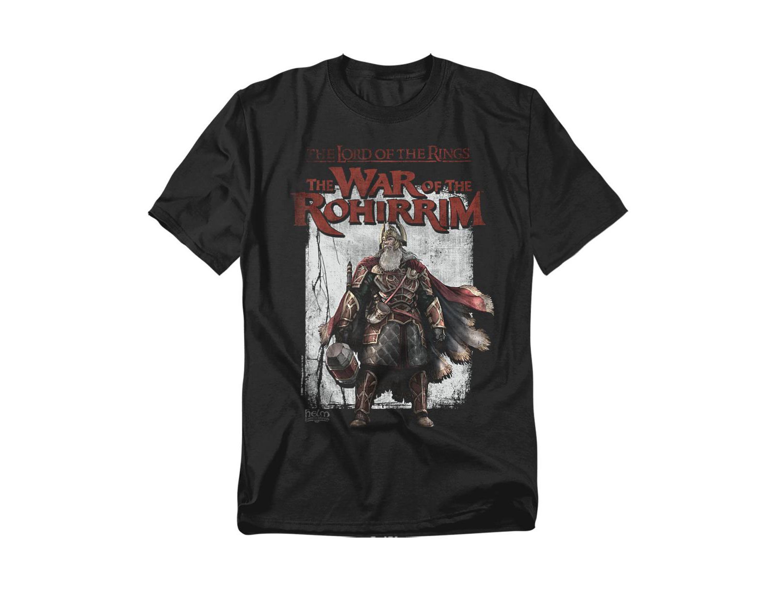 Lord Of The Rings Men's War Of The Rohirrim Helm Hammerhand Band T-Shirt