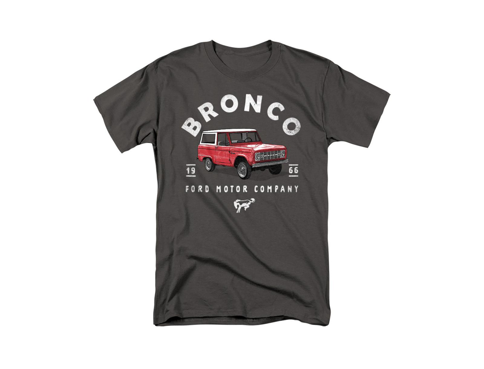 Мужская футболка Mustang с принтом Ford Bronco