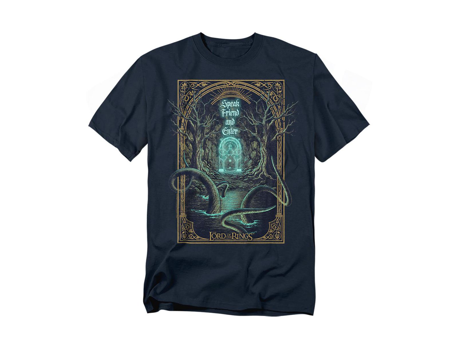 Lord Of The Rings Men's Epic Journey Speak Friend T-Shirt