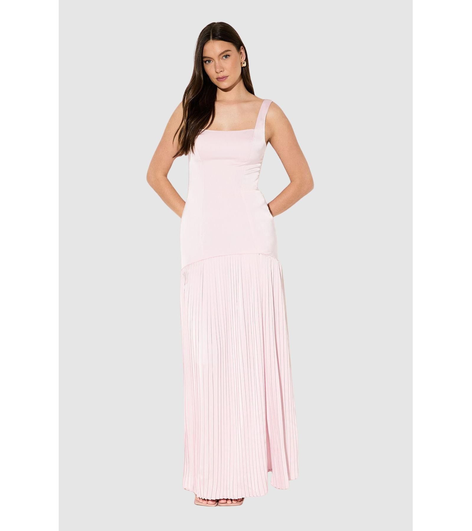 MissPap Women's Premium Pleated Skirt Bridesmaid Dress