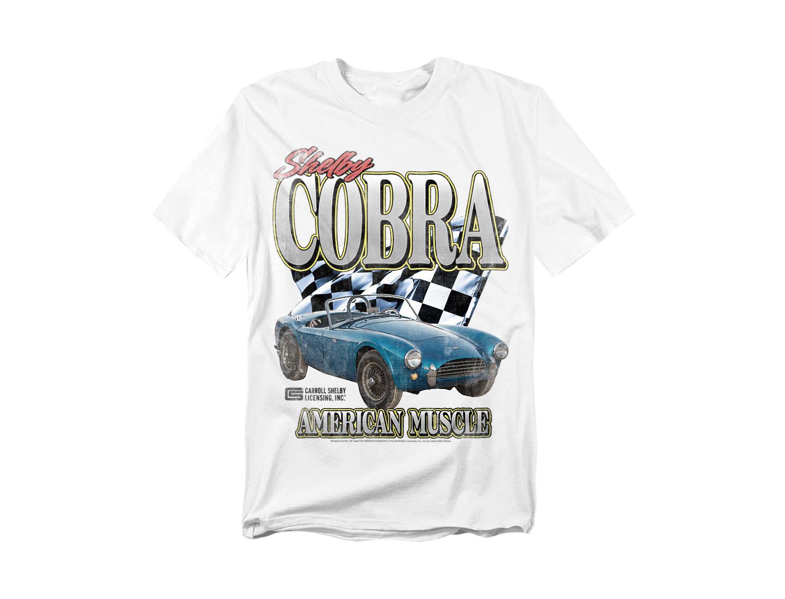 Mustang Men's Shelby Cobra American Muscle T-Shirt