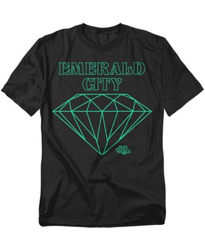 Wizard Of Oz Men's The Emerald City Line Logo T-Shirt